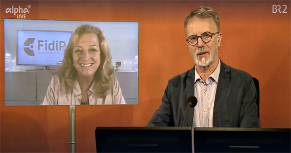FidiP im Tagesgespräch bei Bayern 2 und ARD alpha