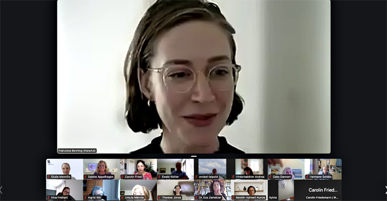 Franziska Benning beim FidiP Lunch & Learn