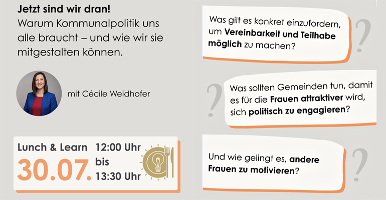 Lunch & Learn mit Cécile Weidhofer